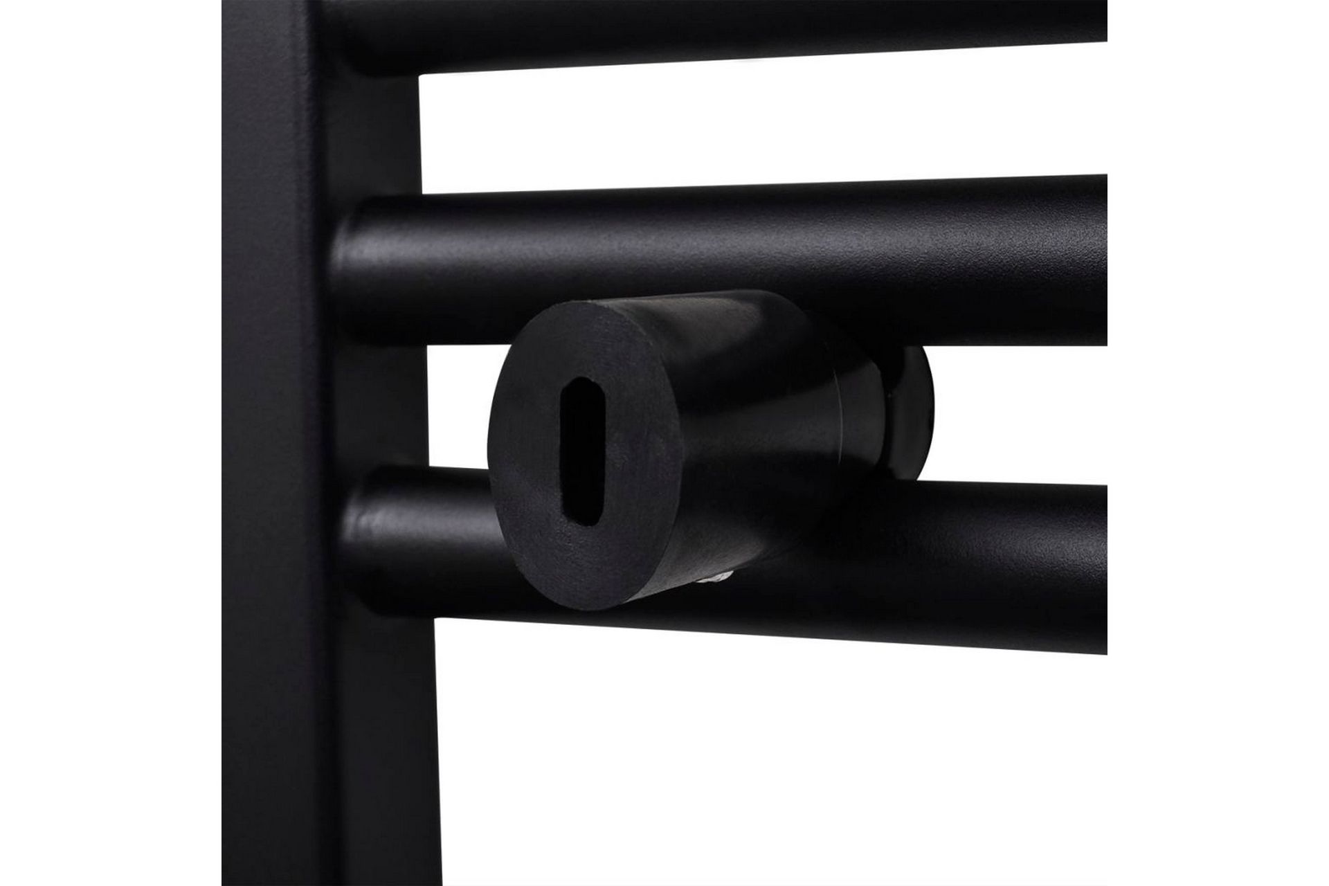 Radiator håndklestativ 500 x 764 mm svart - Tekstiler - Tekstiler baderom - Håndklær og badehåndkle