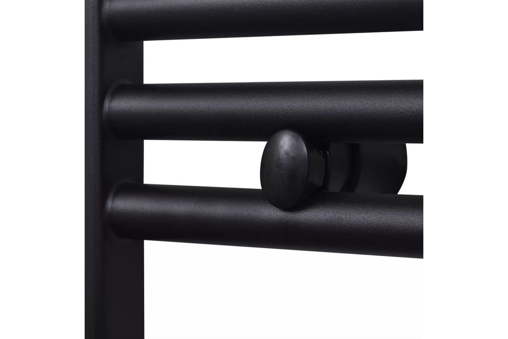 Radiator håndklestativ 500 x 764 mm svart - Tekstiler - Tekstiler baderom - Håndklær og badehåndkle