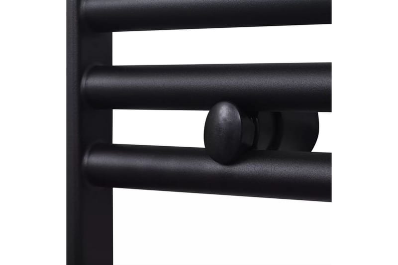 Radiator håndklestativ 500 x 764 mm svart - Tekstiler - Tekstiler baderom - Håndklær og badehåndkle