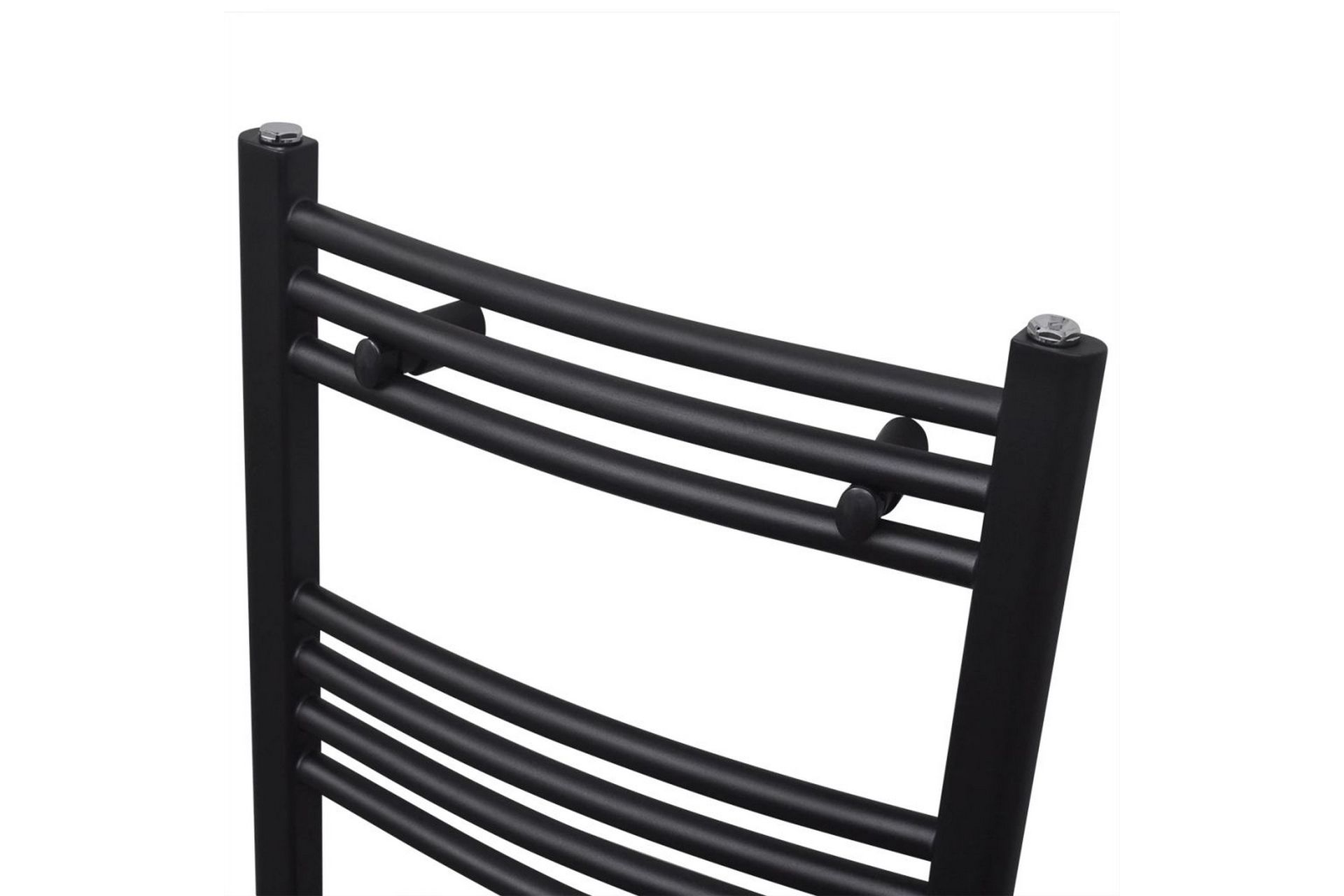 Radiator håndklestativ 500 x 764 mm svart - Tekstiler - Tekstiler baderom - Håndklær og badehåndkle