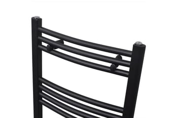 Radiator håndklestativ 500 x 764 mm svart - Tekstiler - Tekstiler baderom - Håndklær og badehåndkle