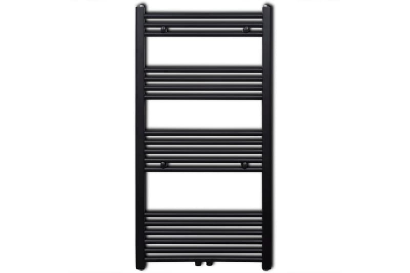 Radiator håndklestativ 600 x 1160 mm svart - Tekstiler - Tekstiler baderom - Håndklær og badehåndkle