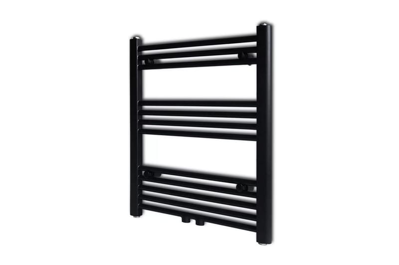 Radiator håndklestativ 600 x 764 mm svart - Tekstiler - Tekstiler baderom - Håndklær og badehåndkle