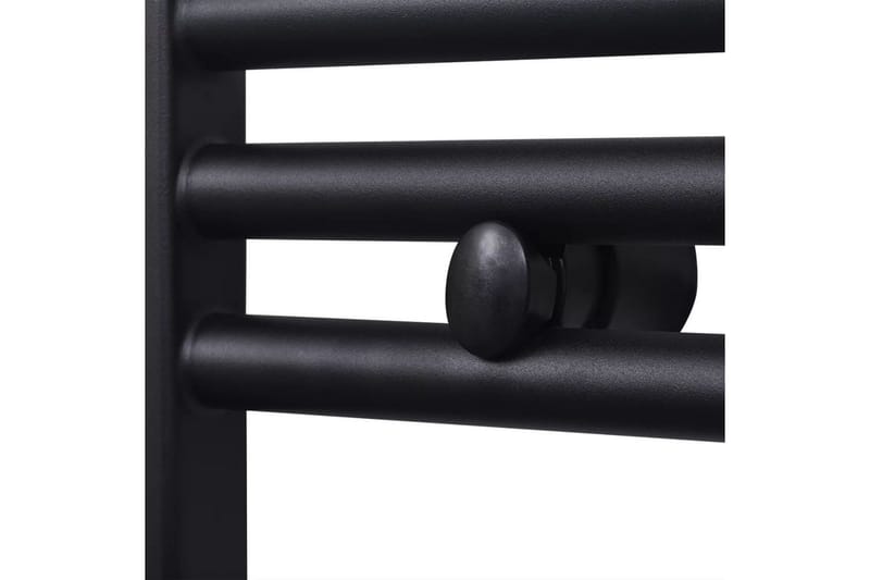 Radiator håndklestativ 600 x 764 mm svart - Tekstiler - Tekstiler baderom - Håndklær og badehåndkle