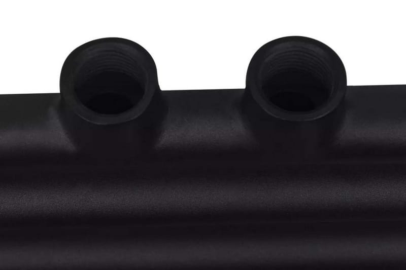 Radiator håndklestativ 600 x 764 mm svart - Tekstiler - Tekstiler baderom - Håndklær og badehåndkle