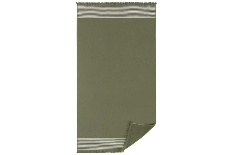 Strandbadelaken Horisont 80 x 160 cm Grønn - Grønn - Tekstiler - Tekstiler baderom - Håndklær og badehåndkle