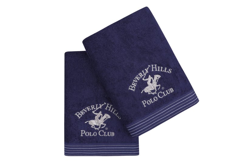 Tarilonte Badehåndkle 2-pk - Mørkeblå/Hvit - Strandhåndkle & strandbadelaken - Håndklær og badehåndkle