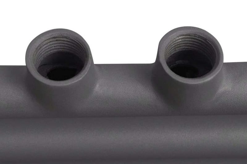 Radiator håndklestativ 500 x 764 mm grå - Tekstiler - Tekstiler baderom - Håndklær