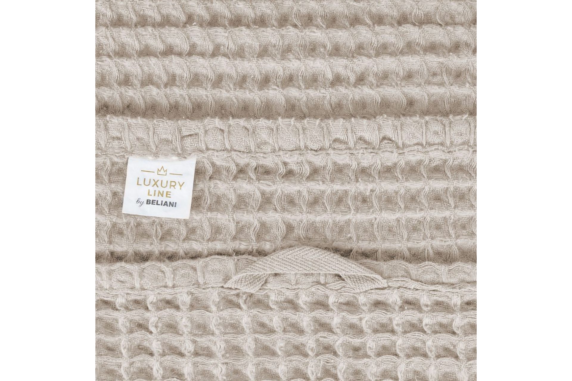 Håndkle Areora sett med 4 Beige - Beige - Tekstiler - Tekstiler baderom - Håndklær og badehåndkle