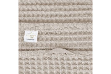 Håndkle Areora sett med 4 Beige - Beige - Tekstiler - Tekstiler baderom - Håndklær og badehåndkle