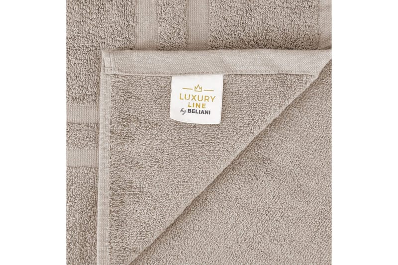 Håndkle Areora sett med 9 Beige - Beige - Tekstiler - Tekstiler baderom - Håndklær