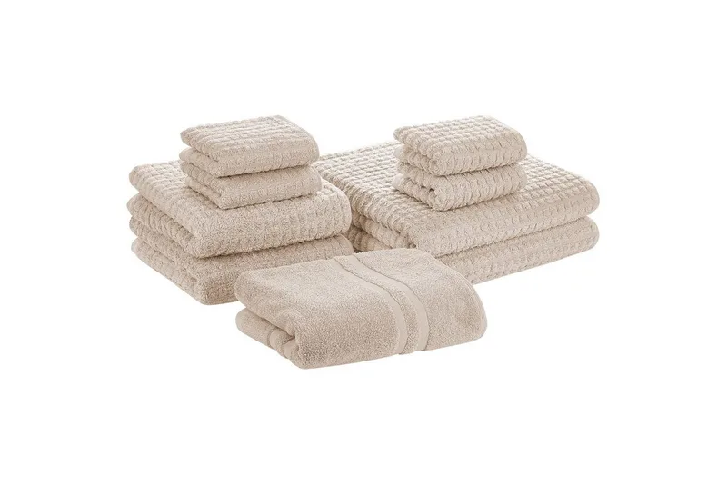 Håndkle Atai sett på 9 Beige, Beige