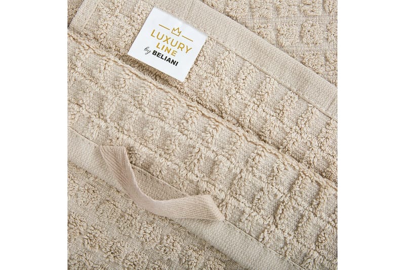 Håndkle Atai sett på 9 Beige - Beige - Tekstiler - Tekstiler baderom - Håndklær