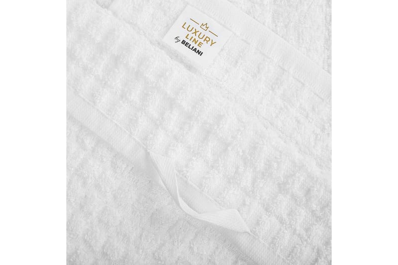 Håndkle Atai sett på 4 Hvit - Hvit - Tekstiler - Tekstiler baderom - Håndklær