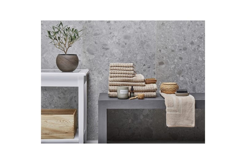 Håndkle Atai sett på 9 Beige - Beige - Tekstiler - Tekstiler baderom - Håndklær