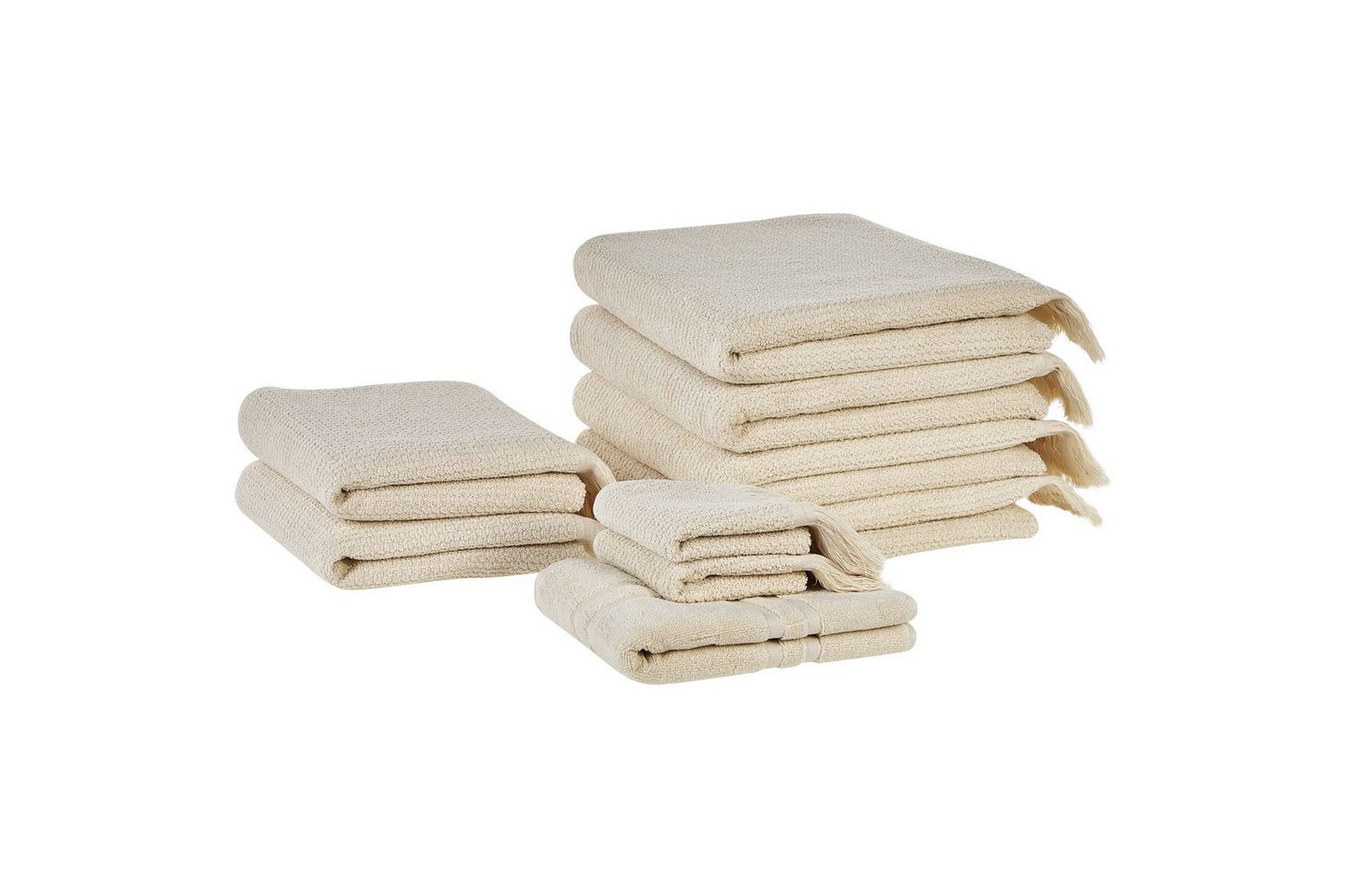 Håndkle Atiu sett på 9 Beige - Beige