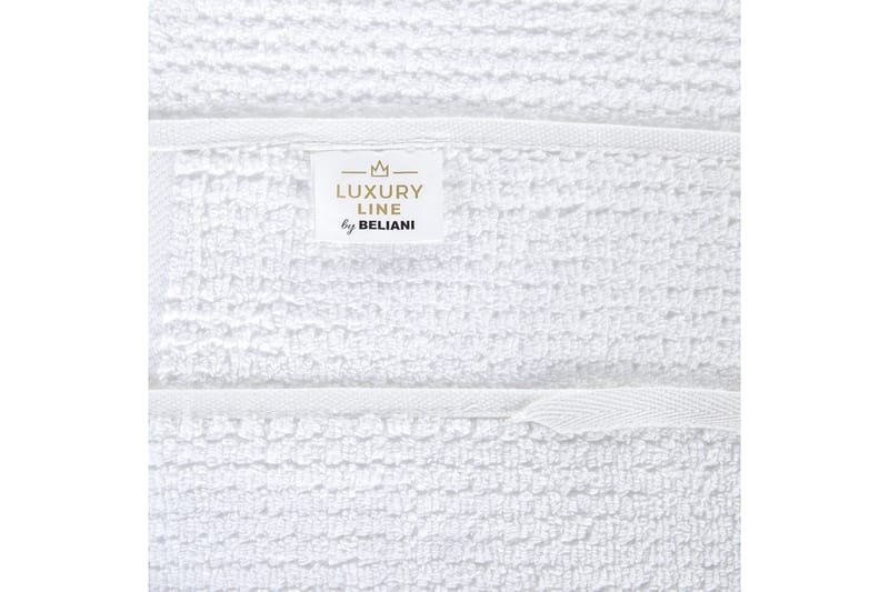 Håndkle Atiu sett på 2 Hvit - Hvit - Tekstiler - Tekstiler baderom - Håndklær og badehåndkle