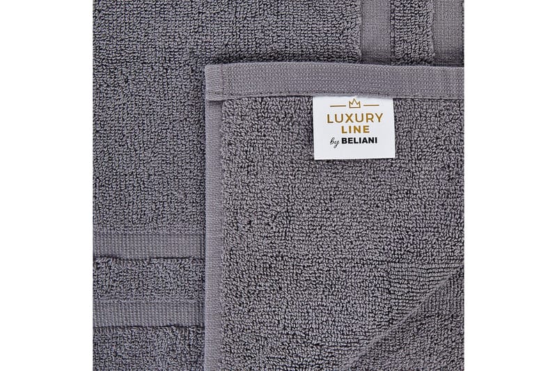 Håndkle Atiu sett på 9 Grå - Grå - Tekstiler - Tekstiler baderom - Håndklær