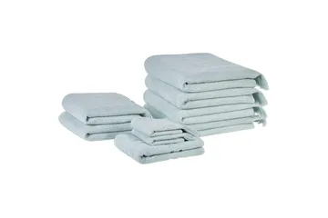 Håndkle Atiu sett på 9 Grønn