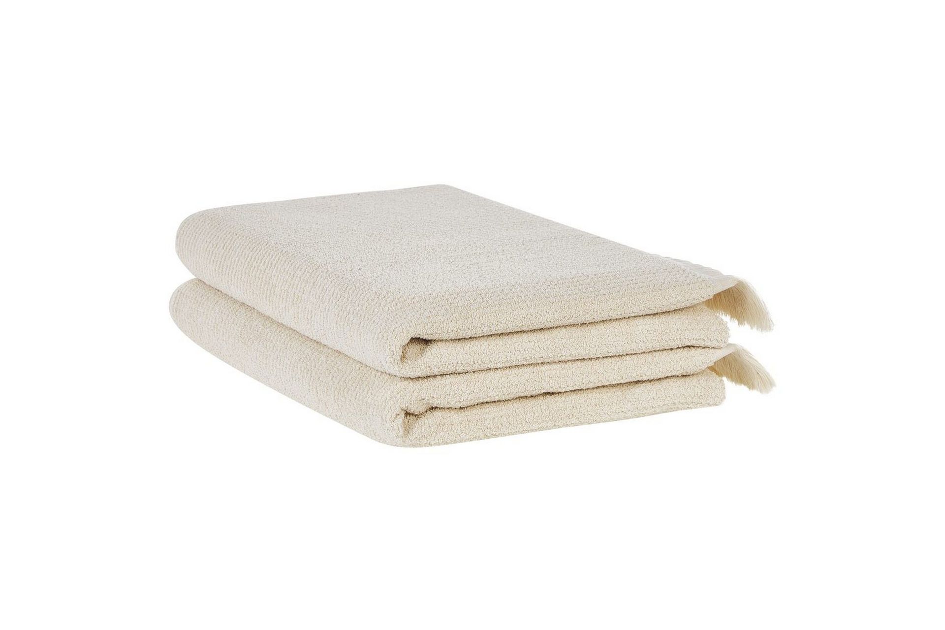 Håndkle Atiu sett på 2 Beige - Beige