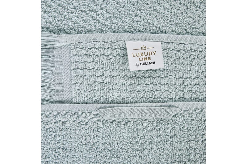 Håndkle Atiu sett på 9 Grønn - Grønn - Tekstiler - Tekstiler baderom - Håndklær