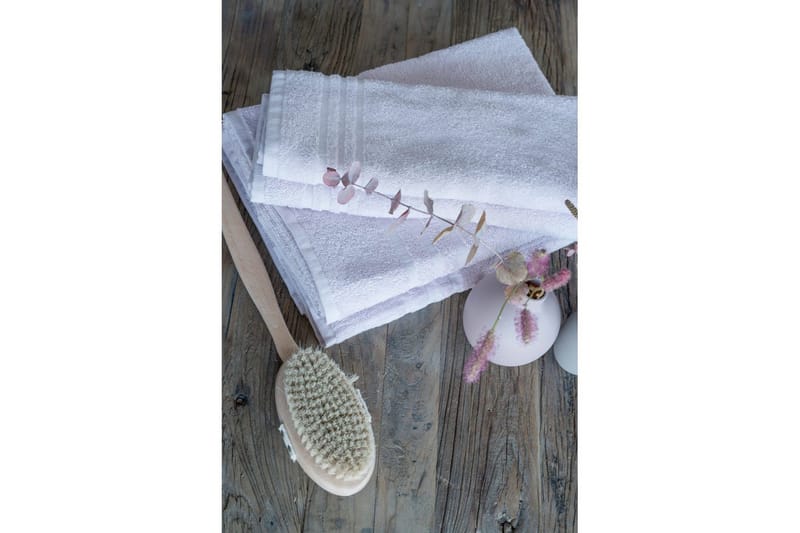 Håndkle Basic Frotté - Hvit - Tekstiler - Tekstiler baderom - Håndklær