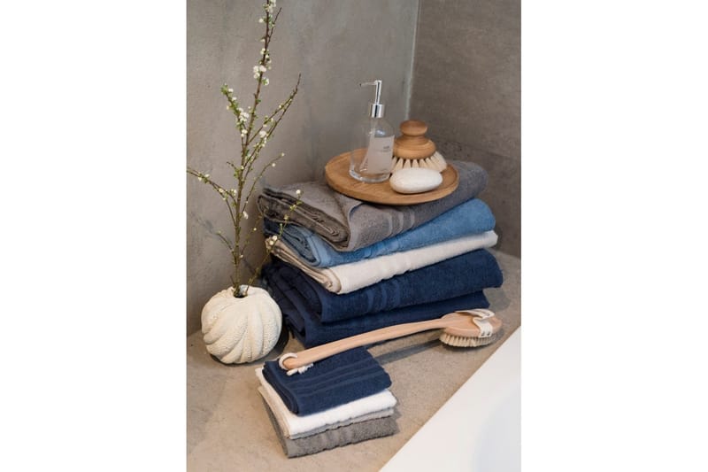 Håndkle Basic Frotté - Marineblå - Tekstiler - Tekstiler baderom - Håndklær