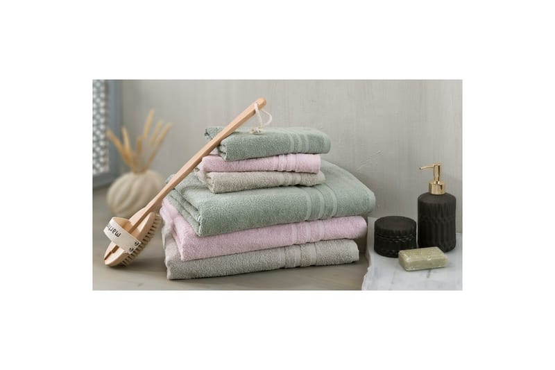Håndkle Basic Frotté - Rosa - Tekstiler - Tekstiler baderom - Håndklær