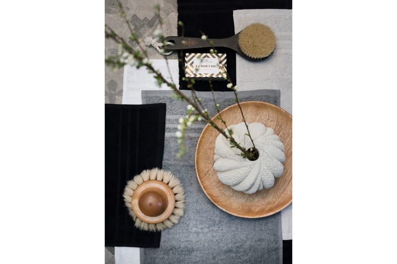 Håndkle Basic Frotté - Svart - Tekstiler - Tekstiler baderom - Håndklær