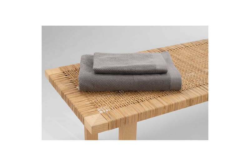 Håndkle Enzo 50 x 70 cm - Grå - Tekstiler - Tekstiler baderom - Håndklær