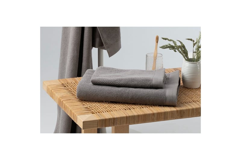 Håndkle Enzo 50 x 70 cm, Grå