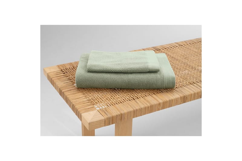 Håndkle Enzo 50 x 70 cm Grønn - Grønn - Tekstiler - Tekstiler baderom - Håndklær