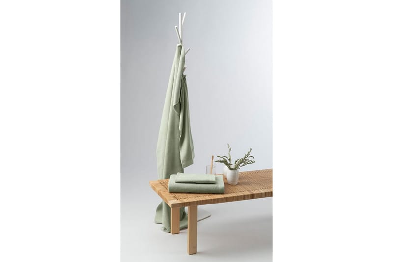 Håndkle Enzo 50 x 70 cm Grønn - Grønn - Tekstiler - Tekstiler baderom - Håndklær