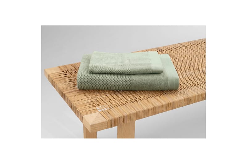 Håndkle Enzo 50 x 70 cm - Grønn - Tekstiler - Tekstiler baderom - Håndklær