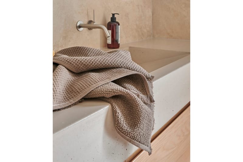 Håndkle Haze 50 x 70 cm - Brun - Tekstiler - Tekstiler baderom - Håndklær