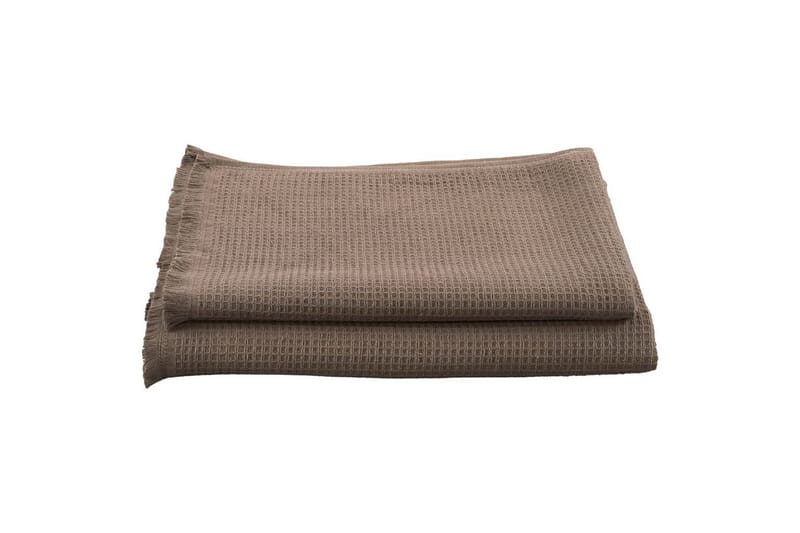 Håndkle Haze 50 x 70 cm - Brun - Tekstiler - Tekstiler baderom - Håndklær