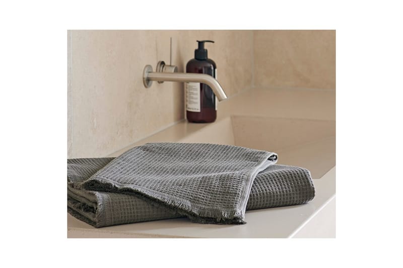 Håndkle Haze 50 x 70 cm - Grå - Tekstiler - Tekstiler baderom - Håndklær