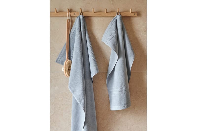 Håndkle Helle 50 x 70 cm - Blå - Tekstiler - Tekstiler baderom - Håndklær