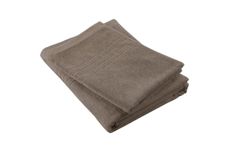 Håndkle Helle 50 x 70 cm - Brun - Tekstiler - Tekstiler baderom - Håndklær