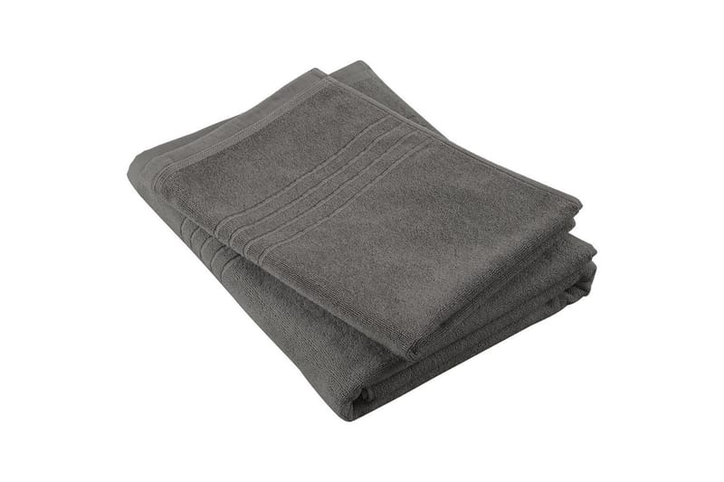 Håndkle Helle 50 x 70 cm - Grå - Tekstiler - Tekstiler baderom - Håndklær