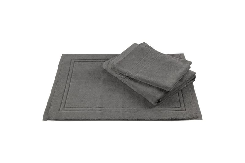 Håndkle Helle 50 x 70 cm - Grå - Tekstiler - Tekstiler baderom - Håndklær