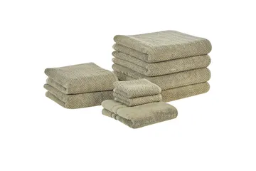 Håndkle Mitiaro sett á 9 Grønn