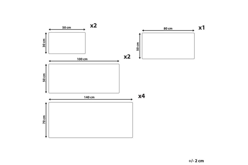 Håndkle Mitiaro sett á 9 Hvit - Hvit - Tekstiler - Tekstiler baderom - Håndklær