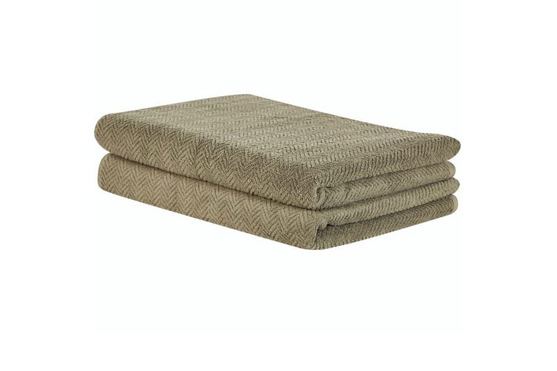 Håndkle Mitiaro sett av 2 Grønn, Grønn