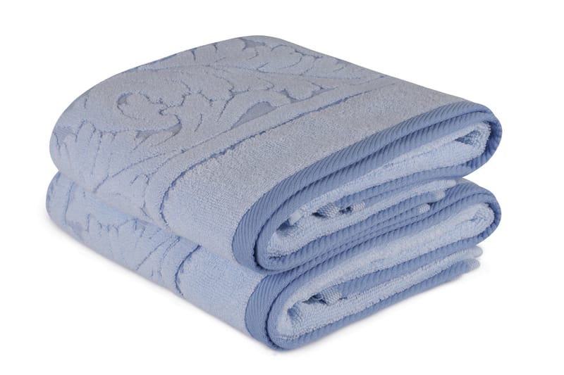 Hobby Håndkle 50x90 cm 2-pk - Blå - Håndklær