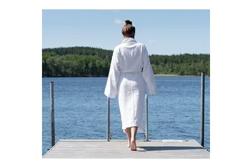 Badekåpe 360 g, Unisex Hvit - Tekstiler - Tekstiler baderom - Morgenkåpe & badekåpe