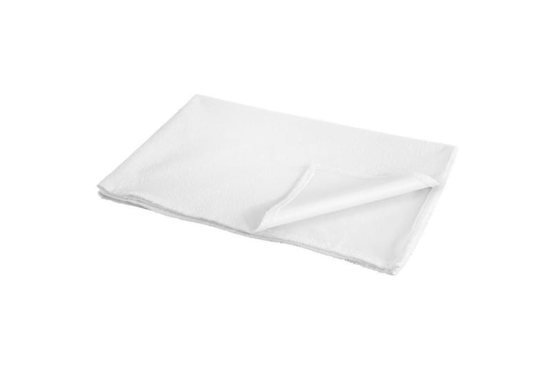 Plastbelagt frotté Hvit 50 x 75 cm - 50 x 75 cm - Tekstiler - Tekstiler baderom - Håndklær