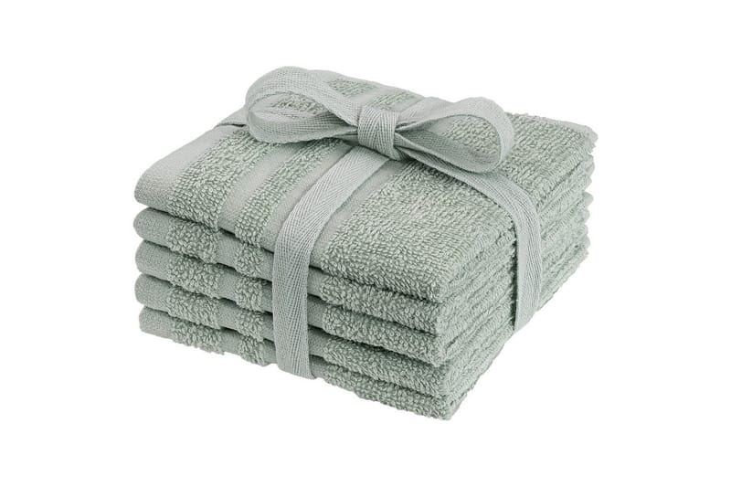 Vaskekluter Basic 25 x 25 cm Grønn - Grønn - Tekstiler - Tekstiler baderom - Håndklær