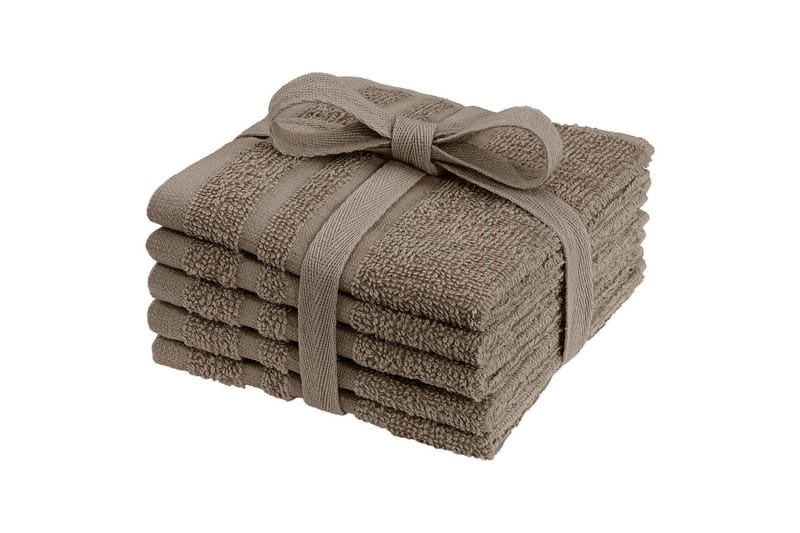 Vaskekluter Grunnleggende 25 x 25 cm, Brun