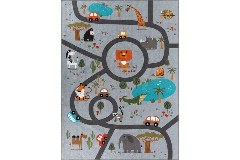 Play Barneteppe 120x160 cm - Grå - Tekstiler - Barnetekstiler - Barnetepper